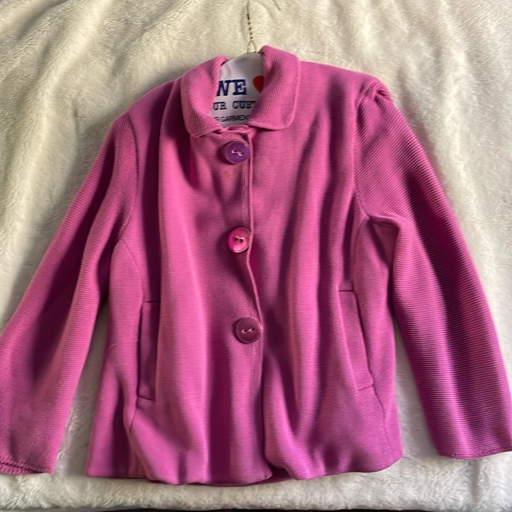 Carlisle pink with polkadots jacket